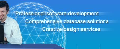 Professional software development. Comprehensive database solutions. Creative design services